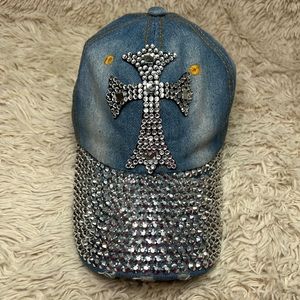 Rhinestone ball cap